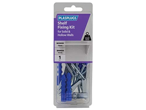 Image of Plasplugs - Shelf Fixing Kit for Solid & Hollow Walls