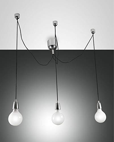 Image of Fabas Luce Blog Cluster Pendant Ceiling Light Chrome Glass, E27