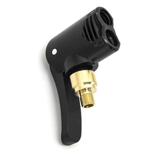 Image of ALLY-MAGIC Dual Head Bike Track Pump, 1Pcs Tyre Air Pump Multi-use Connector Head and Valve Adapter for Mountain Bike Road Bike Replacement Accessories (non deflatable) Y4STDQB