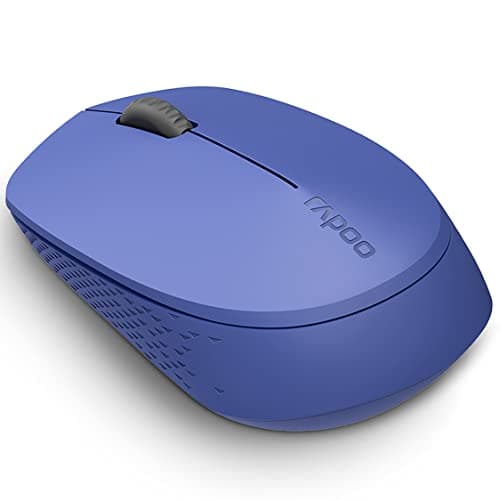 Image of Rapoo Wireless Optical Mouse Multi-Mode Silent"M100" (Bluetooth, Computer Mouse, Design, with Buttons and Scroll Wheel) Blue