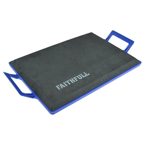 Image of Faithfull Comfortable Kneeler Board – Foam knee Protection Pad with Waterproof Base for Home, Garden, Garage, & Worksite