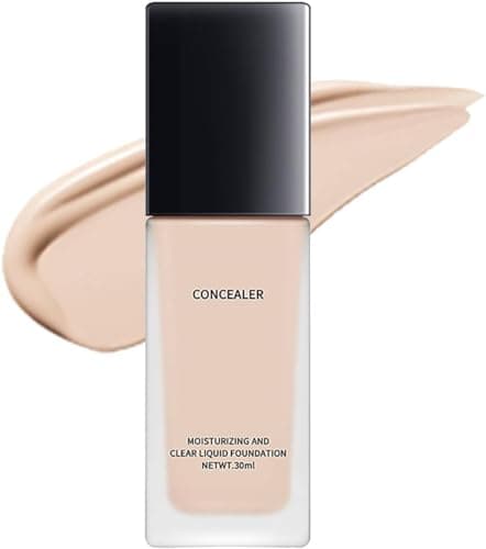 Image of Foundation For Women Over 60, Foundation For Mature Skin, Soft Matte Oil Control Concealer, Full Coverage Concealer for Mature Skin, Lightweight And Long Lasting (Light skin)