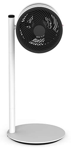 Image of Boneco F220 Pedestal Fan Air Circulator, Powerful Standing Fan for Home, Adjustable Height, Silent Operation, 4-Speed Cooling, Floor Standing Fan for Bedroom, Living Room, and Office (White)