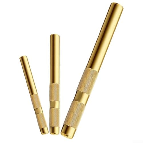 Image of Heavy Duty Brass Drift Punch Set of 3 Non Marring Tools for Precision Work Across Multiple Applications