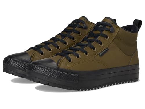 Image of Converse Unisex-Adult Chuck Taylor All Star Malden Street Mid-Top Boots Fashion, Excess Olive/Black/Light Field Surplus, 40 EU
