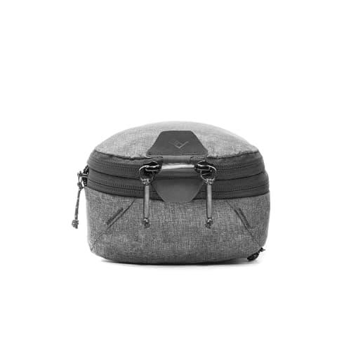 Image of Peak Design Packing Cube, Charcoal, Weatherproof Luggage Cube with Dual Compartment Organization, Expansion and Compression, Zipper Opening, Travel Organizer for Men and Women, Size S