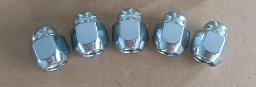 Image of 5PCS M12-1.5 Wheel Lug Nuts 52950-14140 52950-M1000 Compatible with Select Hyundai Tucson Santa Fe Accent Elentra Sonata Veloster Kia Rio Forte NIRO Soul Optima Models