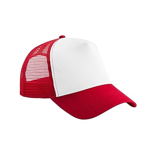 Image of Beechfield® B640B Junior Snapback Trucker - Classic Red/White