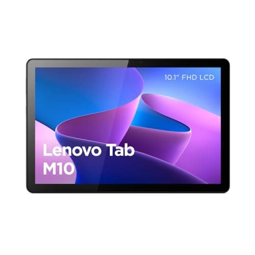 Image of Lenovo Tab M10 3rd Gen Android Tablet | 10 inch Full HD+ | 64GB | Bumper Case | WiFi | 4GB RAM | Strom Grey | Designed for Portable Enertainment
