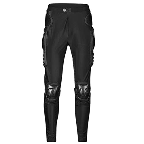 Image of Motorbike Protective Armour Hip Thigh Knee Armor Protector Motocross Armoured Trousers for Motorcycle,MTB,Dirt Bike Racing Protection Gear(Toursers only) (Black, S)