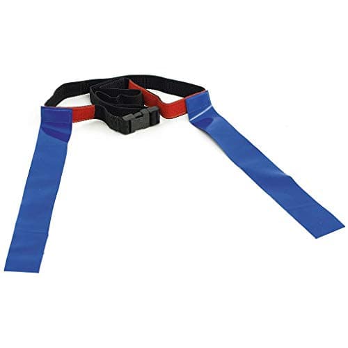 Image of Precision PT Rugby Tag Belt Blue White - Red, One Size, K-REY-TR900R