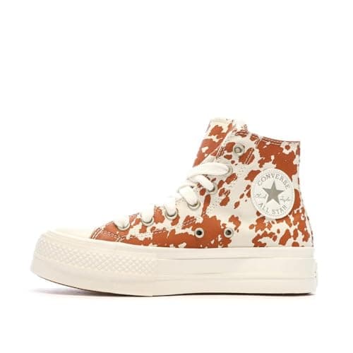 Image of Converse Model Chuck Taylor All Star Lift Platform Animal Print BRWNGLD T. 36.5