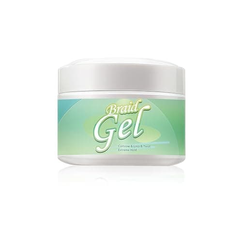 Image of Joyeee Braid Gel, Twist and Lock Edge Control Gel for Hair Defining, Curly Hair Favorite, No White Residue, Extreme Hold & Reduces Frizz for Braids, Locs, Twists, Cornrows, Wavy or Kinky Hair, 250ml#1