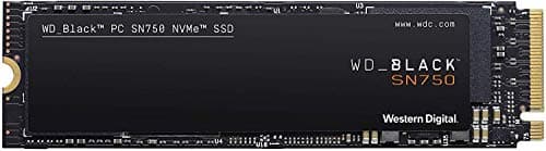 Image of WD_BLACK SN750 1TB M.2 2280 PCIe Gen3 NVMe Gaming SSD up to 3430 MB/s read speed