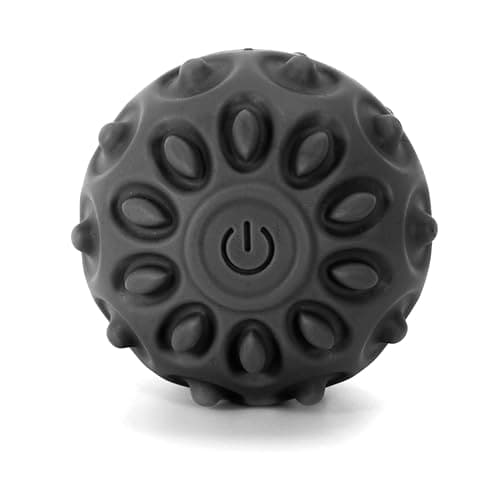 Image of SENSLY, SB0006, Black Vibrating Massage Ball, 2 Vibration speeds for Relaxation and Muscle Relief, Ergonomic and Compact Design, can be Used on The Whole Body