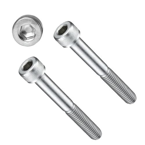 Image of TERF® M10 X 120mm Hex Socket Cap Head Machine Screws Stainless Steel A2 (304) Machine Screw M10 (10mm) X 120mm Allen Key Hexagonal Socket Cap Bolts - Pack of 2