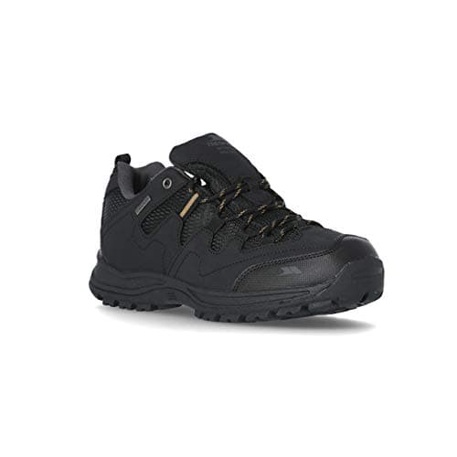 Image of Trespass Finley Mens Black Waterproof Boots Hiking Breathable & Protective