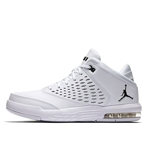Image of Nike Jordan Flight Origin 4, Men's Basketball Shoes, Thunder Blue/White, White, 10 UK