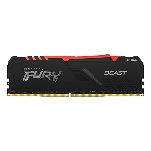 Image of Kingston FURY Beast RGB 32GB 3200MT/s DDR4 CL16 Desktop Memory Single Stick KF432C16BBA/32