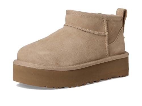 Image of UGG Kids Classic Ultra Mini Platf AmphibibiesGirls & Girls, beige, 5 UK