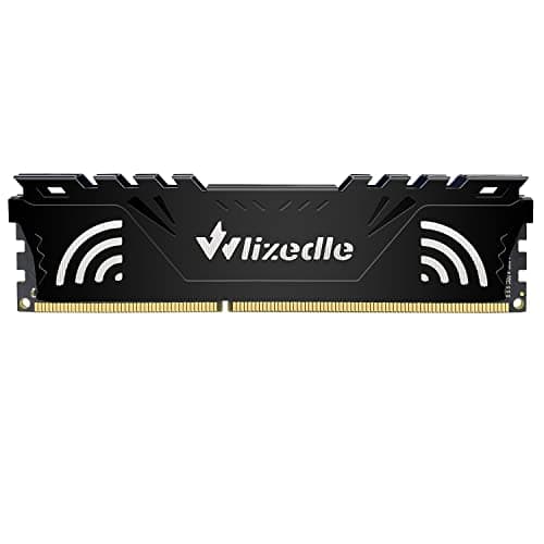 Image of Wlizedle DDR3 RAM 4GB 1600MHz CL11 U-DIMM Desktop Memory PC3-12800 240-Pin 1.5V 2Rx8 Dual Rank Channel Non-ECC Unbuffered PC Computer Sdram Sticks Module Upgrade, Black
