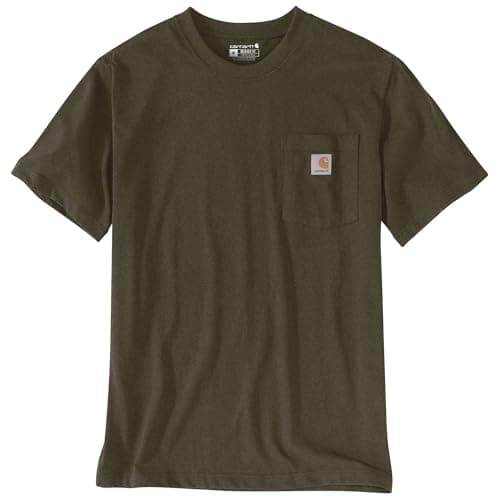 Image of Carhartt Relaxed Fit Heavyweight Short-Sleeve K87 Pocket T-Shirt