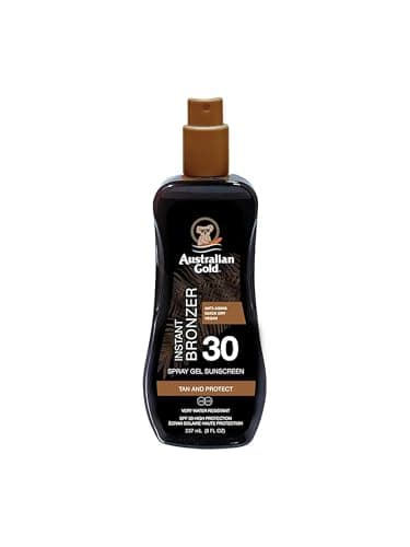 Image of Australian Gold SPF 30 Spray Gel with Instant Bronzer 237ml