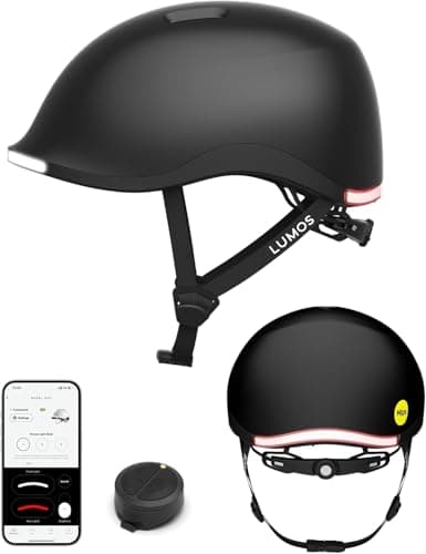 Image of Lumos Nyxel Smart Bike Helmet, Customizable Front and Back LED Lights with Turn Signals, 360° Visibility App Controlled Comfortable & Lightweight Skateboard Urban Helmet for Adults, Men Women