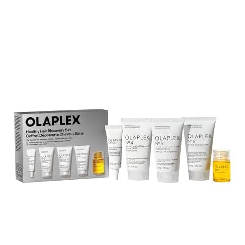 Image of Olaplex Healthy Hair Discovery Set: Nº.4, 5, 0.5, 6, 7 Value Set | Cleanse, Hydrate, Reduce Breakage, and Boost Shine & Softness | For Coily, Curly, Straight, and Wavy
