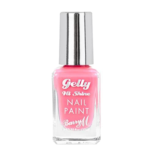 Image of Barry M Gelly Hi Shine Nail Paint, Shade Calla Lily |Pink Glossy Nail Polish