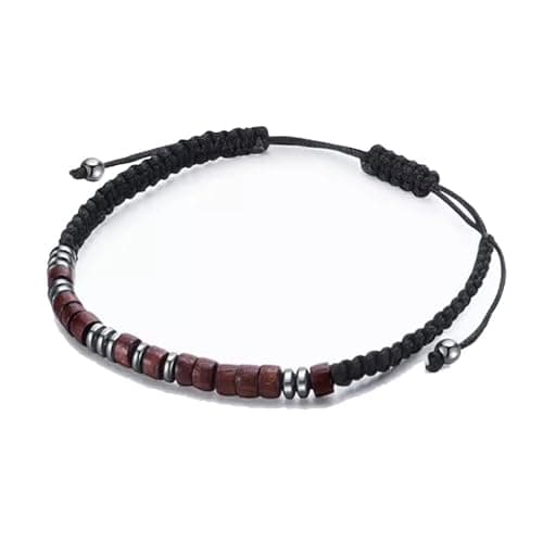 Image of To My Soulmate, I Love You Forever & Always Morse Bracelet, Adjustable Inspirational Beaded Morse Code Bracelet, Inspirational Bracelets for Couples Mom Daughter Best Friend Hand Woven Bracelets