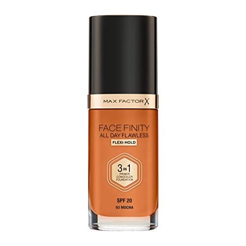 Image of Max Factor Facefinity 3-in-1 All Day Flawless Liquid Foundation, SPF 20 - 93 Mocha, 30 ml