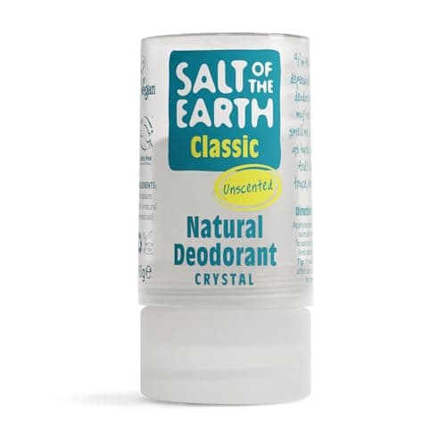 Image of Salt of the Earth - Natural Deodorant Crystal Classic - Effective Crystal Deodorant, Fragrance Free, Vegan, Cruelty Free - Suitable for Women, Men, and Kids - 90g