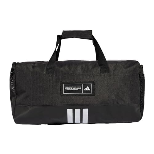 Image of adidas Unisex 4ATHLTS Duffel Bag Small, Black/White, One Size