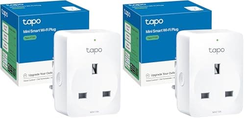 Image of Tapo P100 Smart Plug, Wi-Fi Plug, App Remote Control, Alexa Plug, Voice Control with Alexa & Google, Away Mode, Scheduling & Timer, Device Sharing, Easy Quick Set Up, Multiple Safety Guarantees
