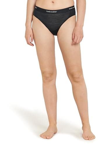Image of icebreaker Women's Merino 125 Cool-lite Sprite Hipster Underwear, Black, M