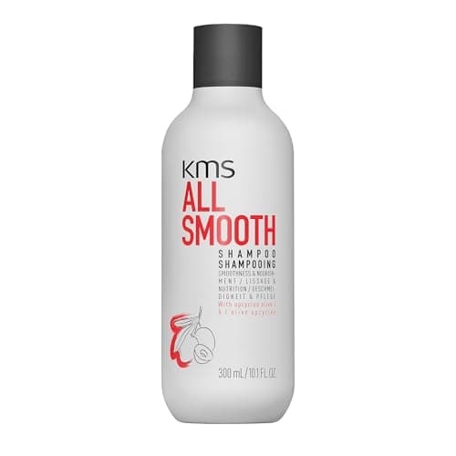 Image of KMS AllSmooth Shampoo, For All Hair Types, Reduces Frizz, Vegan & PETA Approved, 300ml