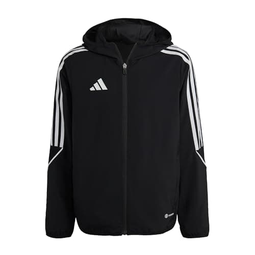 Image of adidas Unisex Kids Windbreaker Tiro 23 League Windbreaker, Black, IA1623, 140