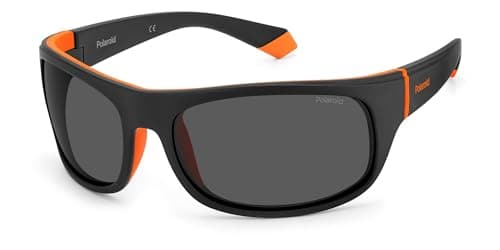 Image of Polaroid Pld 2125/s 8LZ/M9 BLACK ORANGE Sunglasses Men's Acetate, Standard, 66