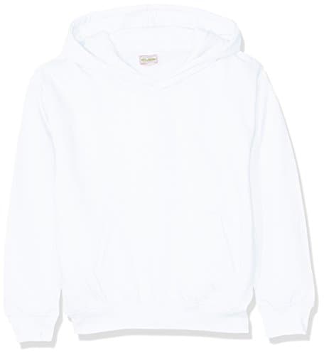 Image of AWDis Boy's Kids Hoodie, White (Arctic White), 1-2 Years (Manufacturer Size:XX-Small)