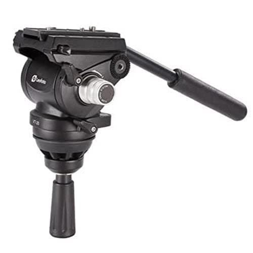 Image of LEOFOTO VT-20 Video Head 75mm Half Ball Fluid Drag / Manfrotto Compatible For 75 Bowl Tripod
