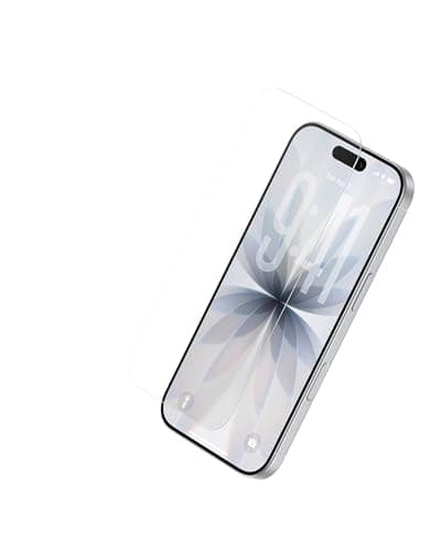 Image of Belkin ScreenForce UltraGlass 2 Treated iPhone 17 and iPhone 16 Pro Screen Protector, scratch-resistant, 9H hardness tested glass, slim design, with bubble-free application, full screen coverage