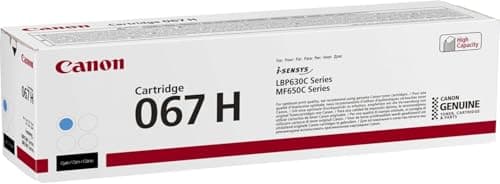 Image of Canon 067H Toner Cartridge 1 Piece(s) Original Cyan