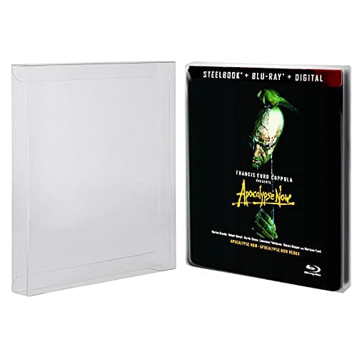 Image of Viturio Protector Cases Compatible with BLU-RAY w J-Card, Steelbooks, PS3, PS4, Xbox ONE (10 Pack)
