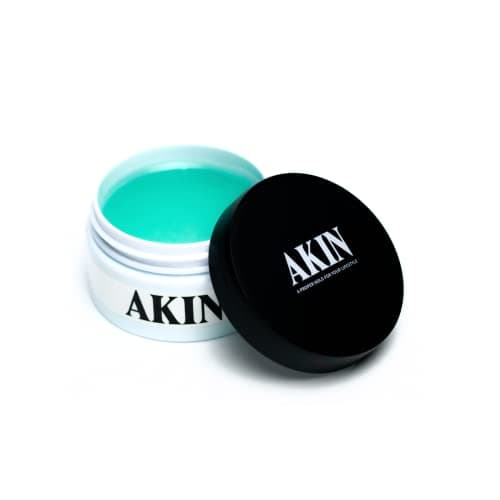 Image of Akin Hair Salve Medium Firm Shine Water Based Dandruff Easy Wash Hair Gel Hairdresser Approved