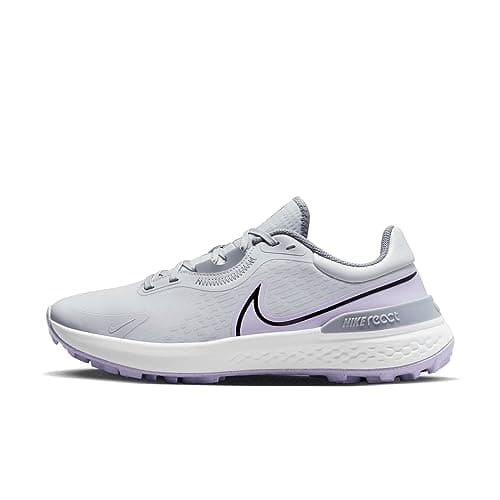 Image of NIKE Infinity Pro 2 Men's Golf Shoes DDJ5593 (Photon Dust/Violet Frost/Particle Grey/Black 005) UK 9.5 (EU 42.5)
