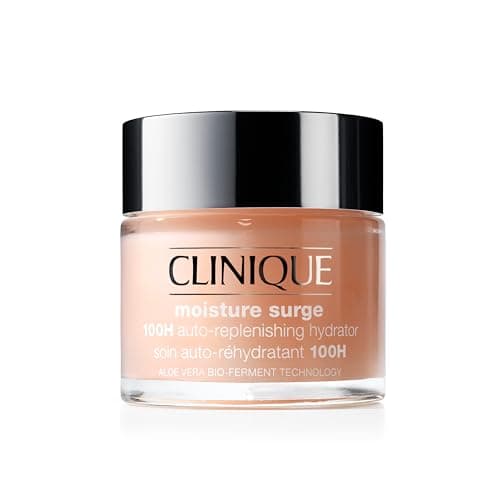 Image of Clinique Moisture Surge 100H Auto-Replenishing Hydrator Oil Free Face Moisturiser With Hyaluronic Acid + Aloe Vera Bioferment For All Skin Types | Hydrating + Moisturising
