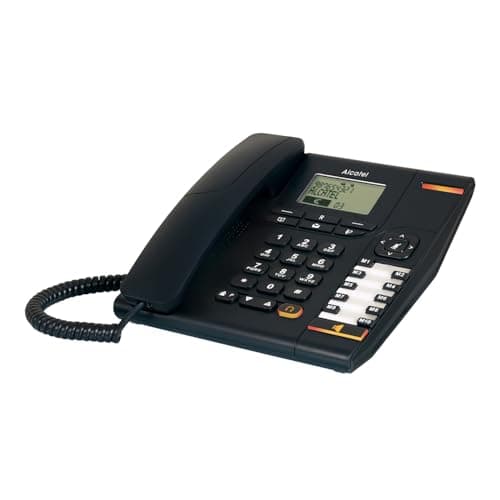 Image of ALCATEL Temporis 880 PRO - Corded Professional Two Piece Phone - Extra Large Alphanumeric Display - Illuminated Indicator - Adjustable Volume - Redial & Mute - 10 Direct Memories - Black