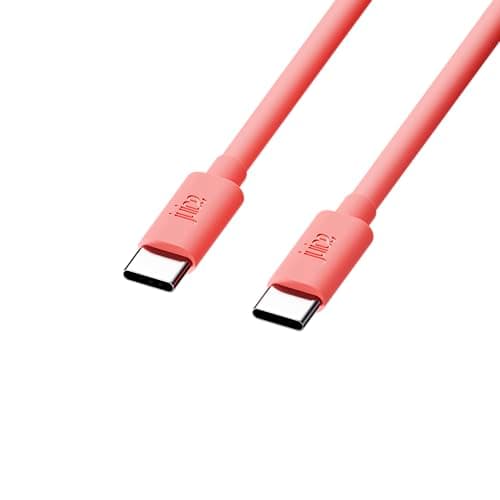 Image of Juice USB-A to USB-C Cable 1m, Fast Charging & Sync Lead – Long Durable Type-C Charger for iPhone 17/17 Pro / 17 Pro Max, Samsung Galaxy S25 Ultra / S24, Pixel 9, iPad & More – Coral