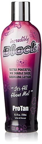 Image of Pro Tan Incredibly Black Ultra Powerful 10X Double Dark Bronzing Lotion , with Vitamin A and E, shea butter and coconut oil - 250 ml